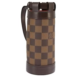 Louis Vuitton-LOUIS VUITTON Damier Ebene GOLF CUP 2002 HAWAII Golf Ball Case M99119 Auth 98910-Other