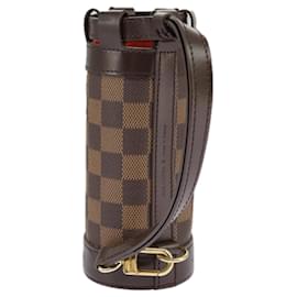 Louis Vuitton-LOUIS VUITTON Damier Ebene GOLF CUP 2002 HAWAII Golf Ball Case M99119 Auth 98910-Other