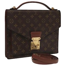 Louis Vuitton-LOUIS VUITTON Monogram Monceau 28 Hand Bag 2way M51185 LV Auth 98838-Monogram