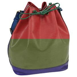 Louis Vuitton-LOUIS VUITTON Epi Toriko Color Noe ShoulderBag Red Blue Green M44084 Auth 99059-Red,Blue,Green