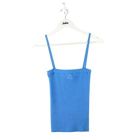 Courreges Top sem mangas Azul