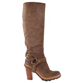 Prada-Suede boots-Brown