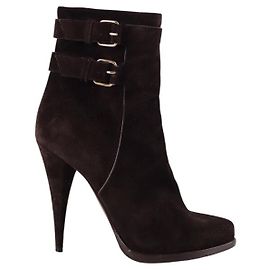 Givenchy Botas de ante Castaño