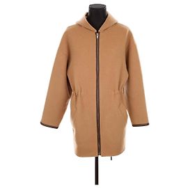 Claudie Pierlot Abrigo de lana Beige