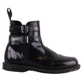 Dr. Martens Botas de cuero charol Negro