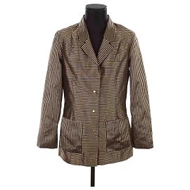 Heimstone Blazer de algodón Dorado