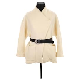 Bash Wool coat Cream