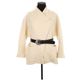 Bash Cappotto di lana Crudo