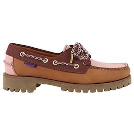 Sebago Sapatos de couro com cadarço Rosa