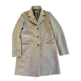 Jil Sander Wool Coat Grey Grey