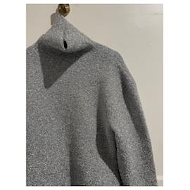 Balenciaga-BALENCIAGA Knitwear T.International XS Viscose-Silvery
