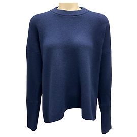 Blauer oversized Pullover aus ökologischer Kaschmir von Proenza Schouler Blau