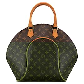 Louis Vuitton-Brown Louis Vuitton Monogram Ellipse MM Handbag-Brown