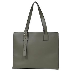 Bolsa Loewe com fivela e zíper em couro de bezerro verde Verde Verde oliva