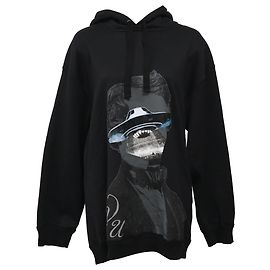 Valentino Garavani Hoodie graphique Valentino x Undercover en jersey noir en coton Noir