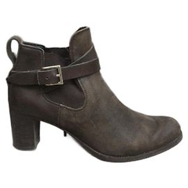 Botas Heschung de couro marrom Marrom