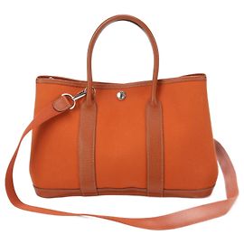 Hermès Borsa a spalla in pelle TPM 30 per uomini Hermes Garden Arancione