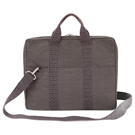 Hermès-Hermes Air Line Tote Bag-Brown