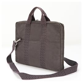 Hermès-Hermes Air Line Tote Bag-Brown