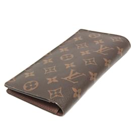Louis Vuitton-Louis Vuitton Monogram Brazza Wallet-Brown