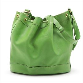 Hermès Hermes Light Green Leather Shoulder Bag Light green