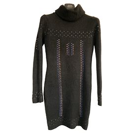 Vestido de lã Diesel Multicor