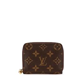 Louis Vuitton-Louis Vuitton Monogram Zippy Coin Purse-Brown
