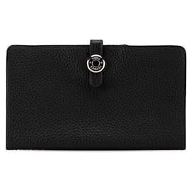 Hermès-Hermes Dogon MM Billfold Card Case-Black