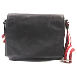 Bally-Bally Tepolt Leather Shoulder Bag-Brown