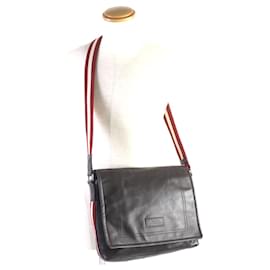 Bally-Bally Tepolt Leather Shoulder Bag-Brown