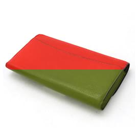 Louis Vuitton-Louis Vuitton Vivienne Bifold Wallet Red Leather-Red