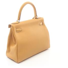 Hermès-Hermes Kelly 28 Togo Handbag Brown-Brown