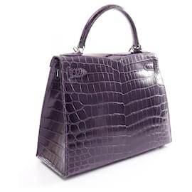 Hermès-Sac à main Hermes Kelly Améthyste Violet-Violet