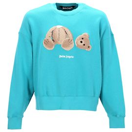 Palm Angels Bärenpullover Blau