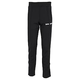 Palm Angels-Palm Angels Logo print track pants-Black
