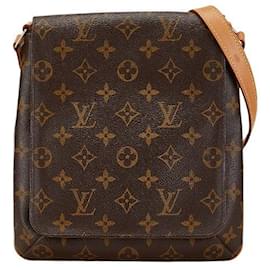 Louis Vuitton-Louis Vuitton Monogram Musette Salsa Short Shoulder Bag-Brown