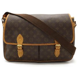 Sac à épaule Gibecière GM Monogram Louis Vuitton M42249 Marron