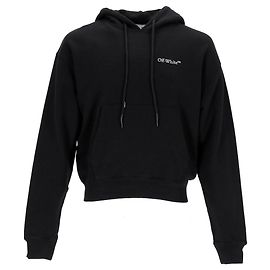 Off White Sudadera Off-White Caravaggio negra con estampado Crowning Negro