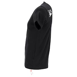 Off White-T-shirt en coton noir avec logo Off-White-Noir