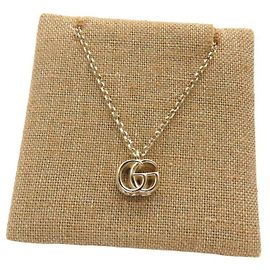 Collana Double G Gucci GG Marmont Argento Argento Metallico