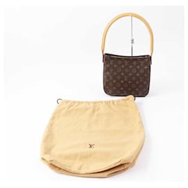Louis Vuitton-Louis Vuitton Monogram Looping MM Shoulder Bag-Brown