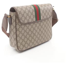 Gucci-Bolsa mensageiro média Gucci Ophidia GG Supreme-Marrom,Bege