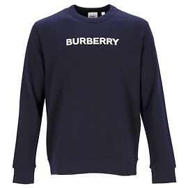 Burberry Sweatshirt mit blauem Logo Blau