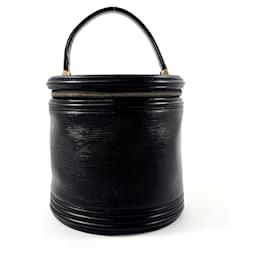 Louis Vuitton-Louis Vuitton Cannes Vanity Bag Epi Leather-Black