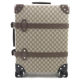 Gucci-Mala Gucci Globe Trotter GG-Marrom,Bege