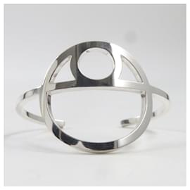 Hermès-Bracelet Chaine d'Ancre en Argent Hermes-Argenté,Métallisé