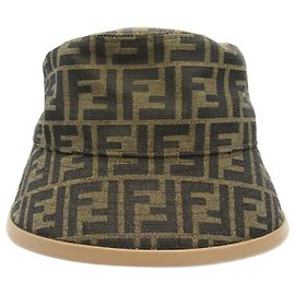 Fendi Polyester Hat Brown Unisex Brown