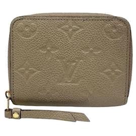 Louis Vuitton-Louis Vuitton Leather Zippy Coin Purse -Black