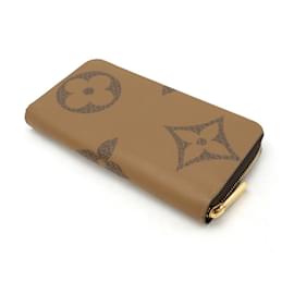 Louis Vuitton-Louis Vuitton Monogram Giant Reverse Zippy Wallet M69353-Brown