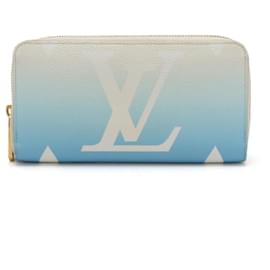 Louis Vuitton-Louis Vuitton Monogram Giant Zippy Wallet M80360-Blue